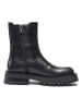 British Passport Leren boots zwart