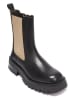 British Passport Leder-Boots in Schwarz