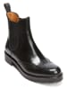British Passport Leder-Chelsea-Boots in Schwarz