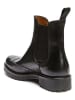 British Passport Leder-Chelsea-Boots in Schwarz