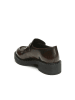 British Passport Leren mocassins bordeaux
