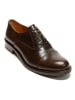 British Passport Leren veterschoenen bruin