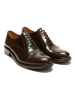 British Passport Leren veterschoenen bruin