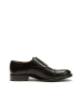 British Passport Leder-Monkstraps in Schwarz