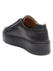 British Passport Leder-Sneakers in Schwarz