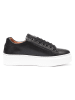 British Passport Leren sneakers zwart
