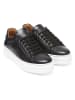 British Passport Leren sneakers zwart