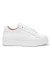 British Passport Leder-Sneakers in Weiß