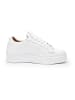 British Passport Leder-Sneakers in Weiß