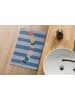 The Wild Hug Badvorleger "Nudie" in Blau/ Hellblau - (L)60 x (B)40 cm