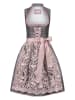 Stockerpoint Dirndl "Marietta" in Dunkelblau/ Altrosa