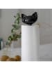 koziol Uchwyt "Miao" w kolorze czarnym na ręcznik papierowy - wys. 36,9 cm