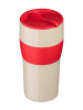 koziol Thermobecher "Aroma To Go XL" in Creme/ Rot - 700 ml