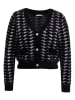 orsay Cardigan in Schwarz/ Weiß
