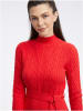 orsay Strickkleid in Rot