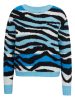 orsay Pullover in Blau/ Schwarz