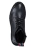 s.Oliver Leder-Boots in Schwarz