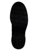 s.Oliver Leder-Stiefeletten in Schwarz