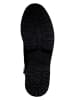 s.Oliver Leder-Boots in Schwarz