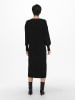 ONLY Strickkleid in Schwarz