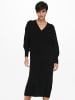 ONLY Strickkleid in Schwarz