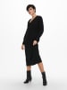 ONLY Strickkleid in Schwarz