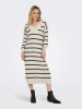 ONLY Gebreide jurk beige