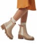 Sorel Leder-Chelsea-Boots "Joan Now" in Beige