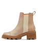 Sorel Leder-Chelsea-Boots "Joan Now" in Beige