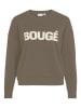 Vila Pullover "Siffi" in Taupe