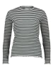 Vila Longsleeve in Schwarz/ Weiß