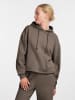 Pieces Hoodie "Chilli" in Braun