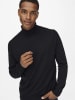 ONLY & SONS Rollkragenpullover in Schwarz