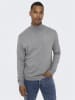 ONLY & SONS Rollkragenpullover in Hellgrau