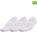 Under Armour 3-delige set: sportsokken "Breathe Lite" wit