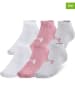 Under Armour 6er-Set: Sportsocken "Essential" in Rosa/ Weiß/ Grau