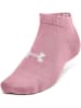 Under Armour 6er-Set: Sportsocken "Essential" in Rosa/ Weiß/ Grau