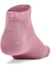 Under Armour 6er-Set: Sportsocken "Essential" in Rosa/ Weiß/ Grau