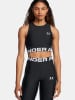 Under Armour Trainingstop "HeatGear" in Schwarz