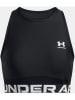 Under Armour Trainingstop "HeatGear" in Schwarz