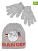 Jurassic World 2-delige winteraccessoires set "Jurassic World" donkergrijs