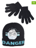 Jurassic World 2-delige winteraccessoires set "Jurassic World" donkerblauw