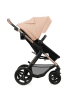Kinderkraft Wózek kombi 3w1 "MOOV 2 Mink Pro" w kolorze czarno-beżowym