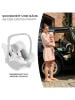 Kinderkraft Kindersitz "Mink Pro i-Size" mit Basisstation in Grau - Gruppe 0+