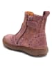 bisgaard Leder-Boots in Pink