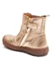 bisgaard Leren boots goudkleurig