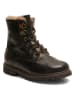 bisgaard Leder-Winterboots in Schwarz