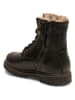 bisgaard Leder-Winterboots in Schwarz