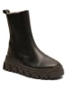 bisgaard Leder-Boots in Schwarz