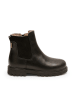 bisgaard Leder-Winterboots in Schwarz
